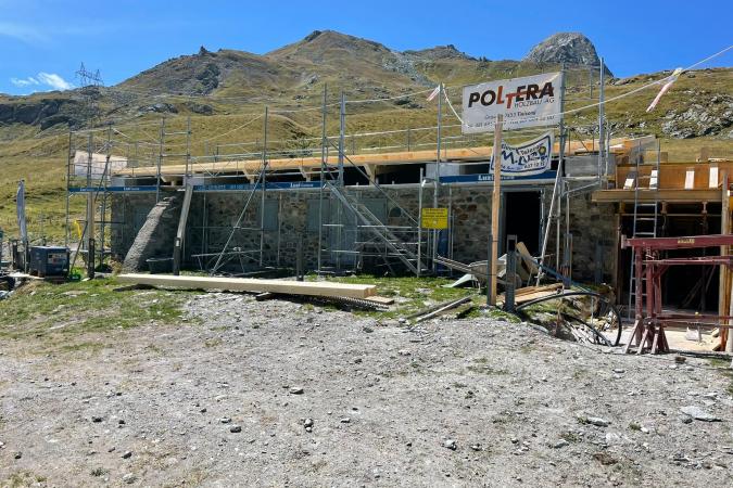 Die Septimerhütte ist Etappenort am Parc Ela Trek und wird zu einem agrotouristischen Angebot ausgebaut. Eröffnung: Juni 2023